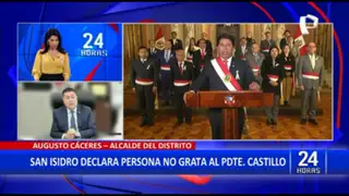 Cáceres, alcalde de San Isidro: “Le pedimos al presidente de la República que renuncie”