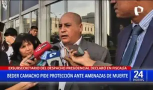 Beder Camacho tras entregar videos a la Fiscalía: "Ahí cuento mi verdad"