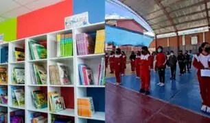Inauguran biblioteca escolar infantil en Canta que contará con más de 1000 libros