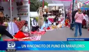 Manos Peruanas: artesanos de Puno ofrecen sus mejores productos en feria