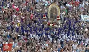 Sagrada imagen del Señor de los Milagros recibe saludo del papa Francisco
