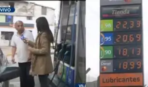No hay colas: conductores abastecen combustible con total normalidad en grifos de Lima
