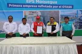 Ministerio de Vivienda entrega empresa de saneamiento de Moquegua reflotada por Otass