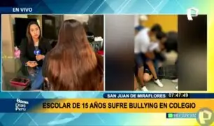 Nuevo caso de bullying en SJM: escolar de 15 años "no asistirá más" a colegio por falta de protección