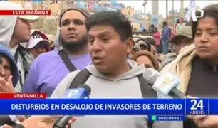 Desalojo en Ventanilla: Invasores aseguran que Jhovinson Vásquez les prometió terrenos