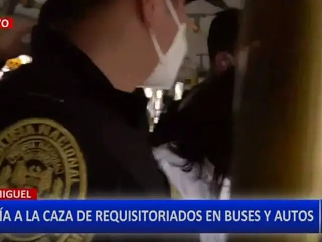 San Miguel: Policía realiza operativo en busca de requisitoriados