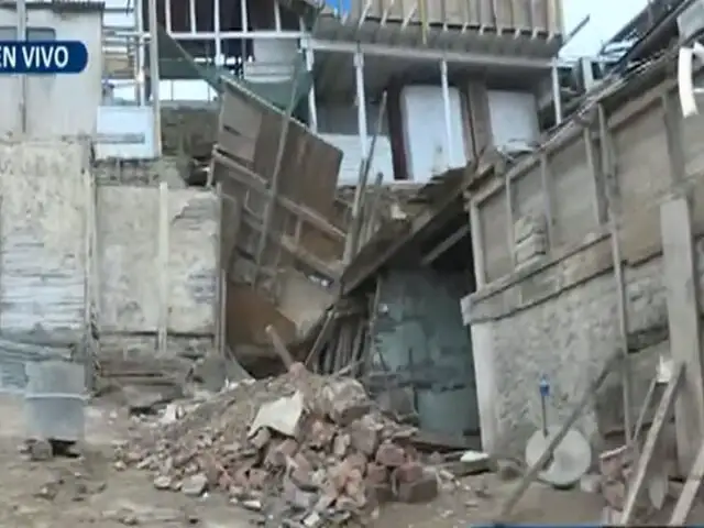 Derrumbe en Chorrillos: afectada denuncia inacción de parte de la municipalidad
