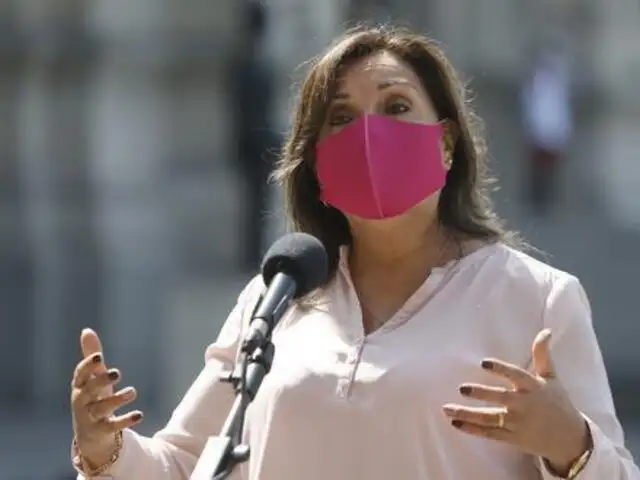 Dina Boluarte a López Aliaga: “Las autoridades electas deben tender puentes para llevar adelante al Perú”