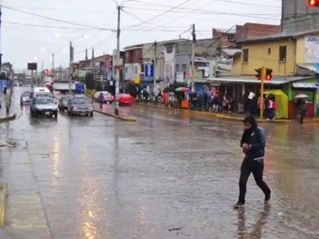 Senamhi emite alerta de lluvias de moderada a fuerte intensidad que afectarán ocho regiones