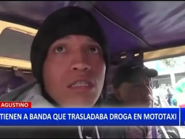 El Agustino: Capturan a "Los 3 Chiflados" por transportar droga en mototaxi