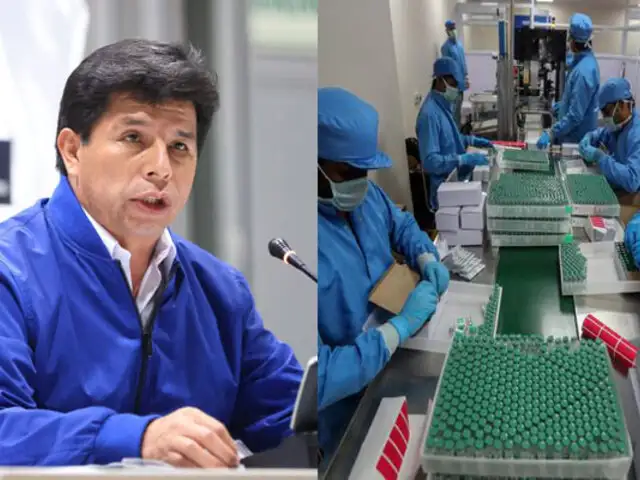 Pedro Castillo ordena instalar comisión que se encargue de crear una planta de producción de vacunas