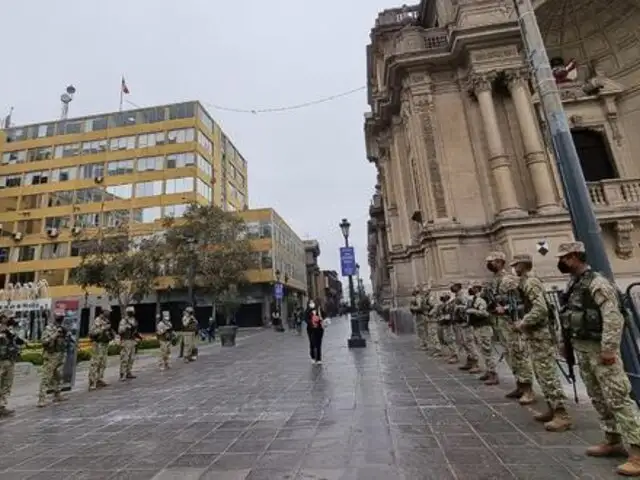 Ministro Barragán: “Militares armados en Palacio son parte del patrullaje integrado”