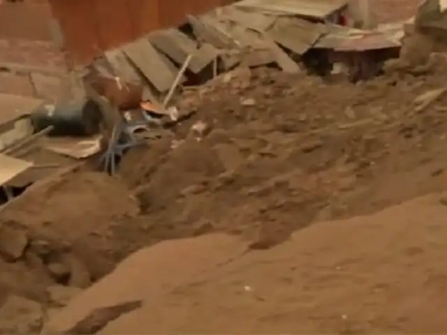 Deslizamiento en Chorrillos: Muro de contención colapsa y sepulta viviendas