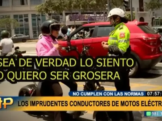 Sin SOAT ni placa: conductores de motos eléctricas siguen sin cumplir requisitos para circular