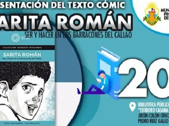 Conoce este jueves a Sarita Román, la chalaca que cuenta su vida en un cómic