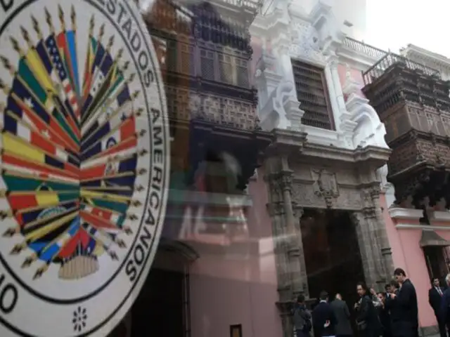 Cancillería: Carta Democrática Interamericana de la OEA no afecta procesos judiciales o constitucionales