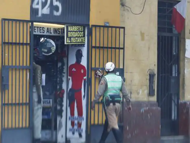Chiclayo: marcas asaltan policía cuando salía de banco tras retirar fuerte suma de dinero