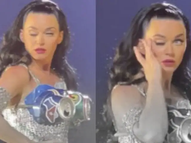 Extraño comportamiento: Katy Perry pierde el control de su párpado derecho en concierto