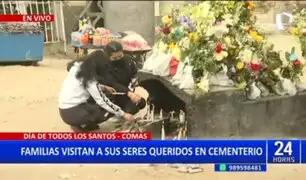 Comas: Familias visitan a sus seres queridos en Cementerio Belaúnde por Día de Todos los Santos