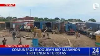 Loreto:  cerca de 300 turistas siguen detenidos por comuneros de Cuninico