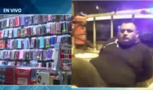 Santa Anita: serenos frustran robo en tienda de celulares y capturan a delincuente
