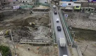 Desde el mediodía se reabre puente provisional que fue cerrado tras caída de puente Lurín
