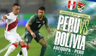 Se confirma el Perú vs. Bolivia en Arequipa para el 19 de noviembre