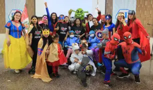 EsSalud: médicos y enfermeras se disfrazan de superhéroes para celebrar el Día de la Pediatría