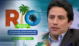 Periodista Marco Vásquez asiste a la COLPIN-2022 en Brasil