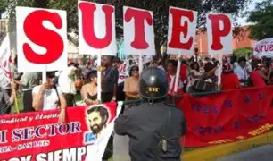 SUTEP anuncia huelga de hambre este jueves por desatención del Gobierno