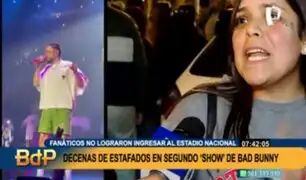 Bad Bunny en Lima: decenas de fánaticos fueron estafados en segunda fecha del concierto
