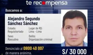 Alejandro Sánchez: Mininter incluye en el Programa de Recompensas a dueño de la casa de Sarratea