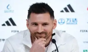No tiene problemas físicos: Messi dice que llega en un gran momento al Mundial