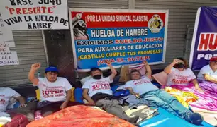Maestros del Sutep cumplen siete días en huelga de hambre