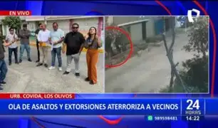 Los Olivos: Vecinos denuncian ola de asaltos y extorsiones