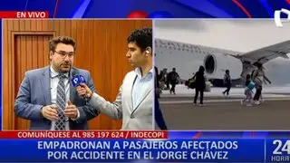 Indecopi empadrona a pasajeros afectados por accidente del Aeropuerto Jorge Chávez