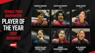 ¡Orgullo peruano!: Giuliana Poveda y Pilar Jáuregui nominadas a mejor jugadora del año de Para bádminton