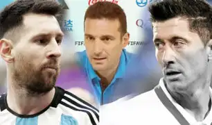 Scaloni: "A Messi y a Lewandowski no hay que compararlos, hay que disfrutarlos"