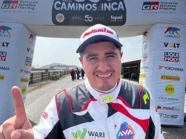 Ronmel Palomino es el campeón del Rally Caminos del Inca 2022