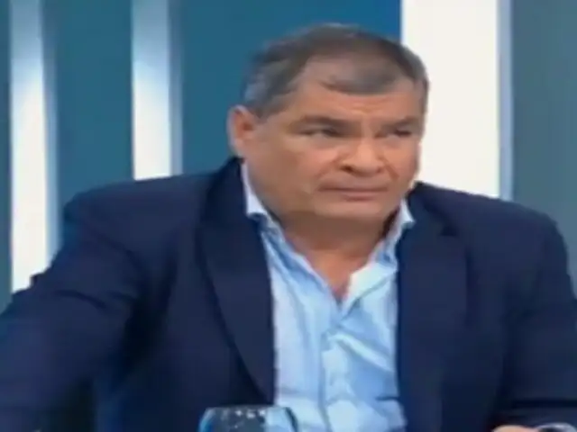Rafael Correa señala que Pedro Castillo se 