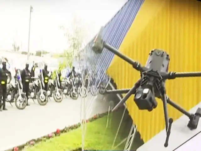 Municipalidad de VES adquiere motos, ambulancia y drones para luchar contra el crimen
