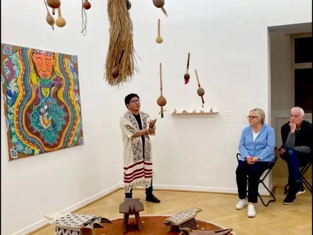 Artistas shipibo-konibo deslumbran en Museo de las Culturas del Mundo de Alemania