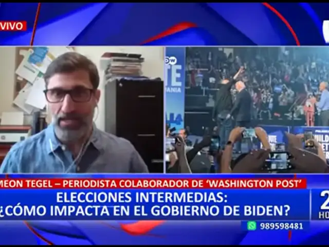 Tegel, periodista de EEUU sobre Donald Trump: “Ha dado señales de qué quiere postular otra vez”