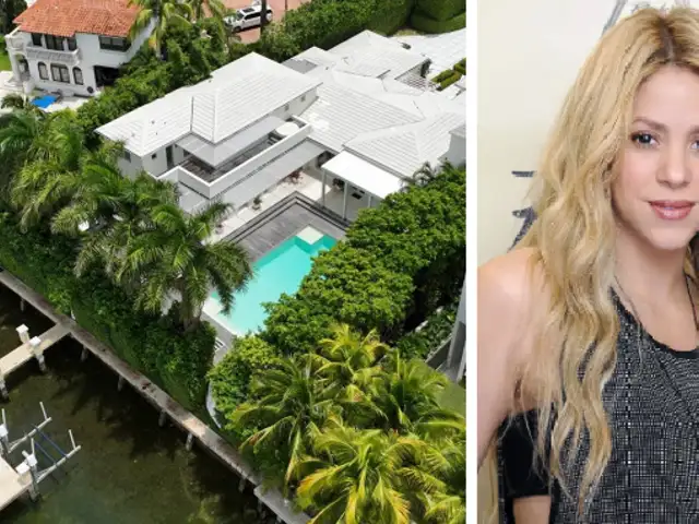 Shakira: Conoce como es la mansión de Miami en la que vivirá la cantante con sus hijos