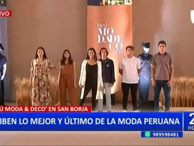 Con prendas de algodón pima: Evento "Perú Moda y Deco 2022" presenta novedosos productos