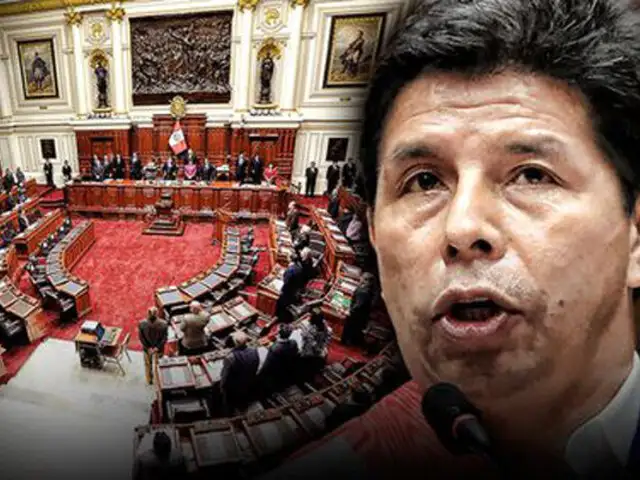 Congreso admite tercera moción de vacancia presidencial contra Pedro Castillo