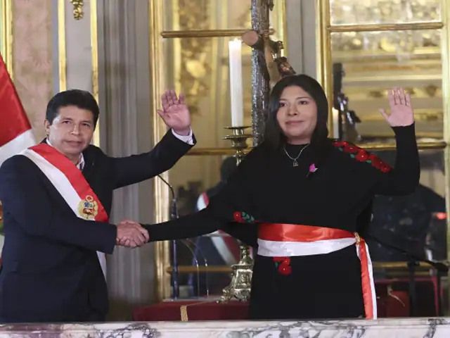 Betssy Chávez jura como nueva presidenta del Consejo de Ministros en reemplazo de Aníbal Torres
