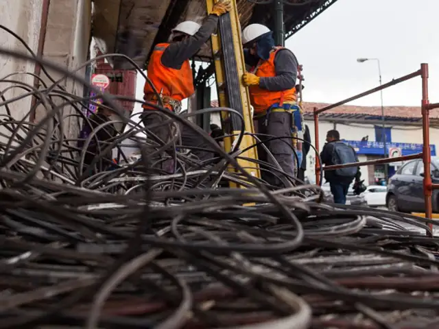 Costo por retirar cables en desusos podría ser cargado a recibos de usurario, según Osinergmin