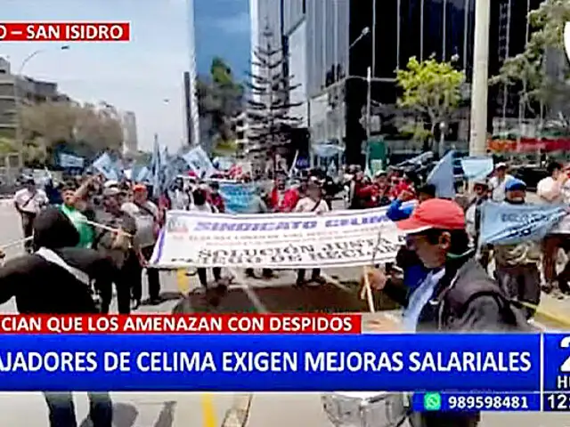 Empresa Celima amenaza con despedir a los trabajadores que realizan huelga indefinida