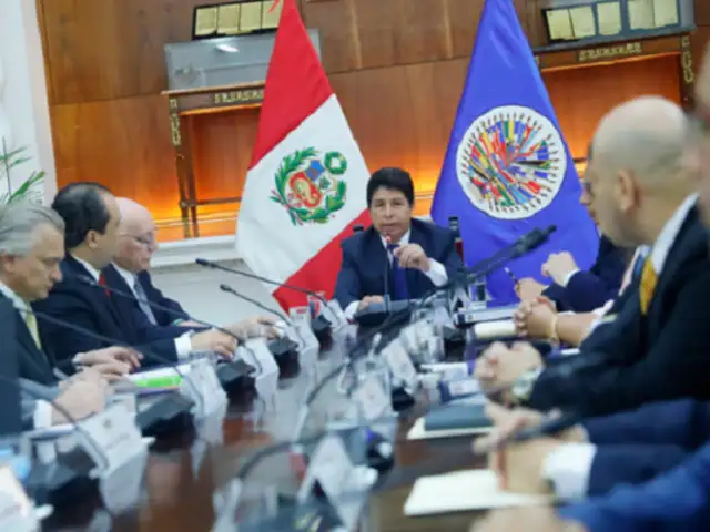 Avanza País a delegación de la OEA: "Pedro Castillo está vinculado en actos de corrupción"